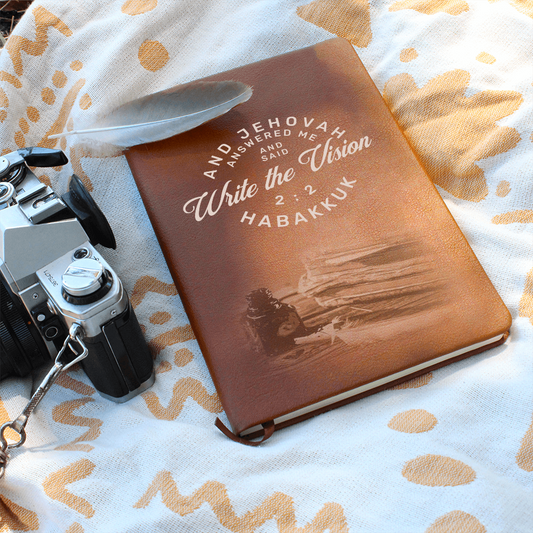 Write the Vision, Inspired by Habakkuk 2:2| Christian Devotional Journal